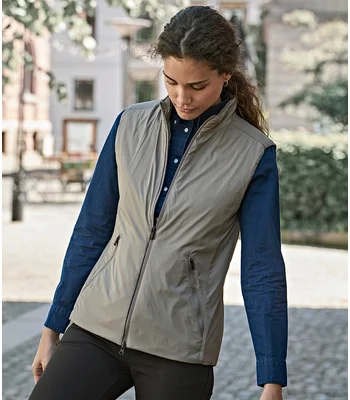 Tee Jays Tee Jays Ladies PureLite Bodywarmer in Driftwood
