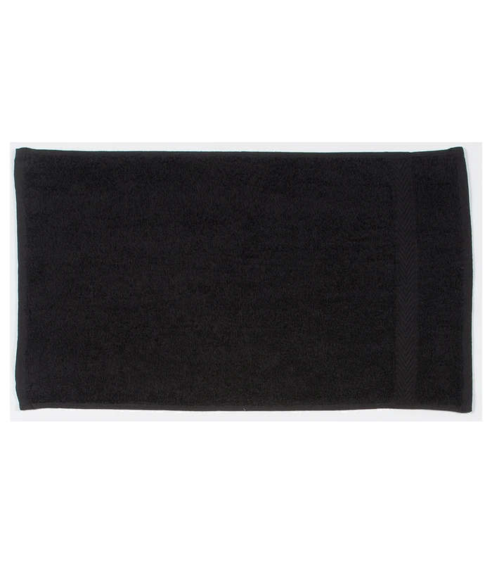 Towel City Towel City Luxury Guest Towel in BLK