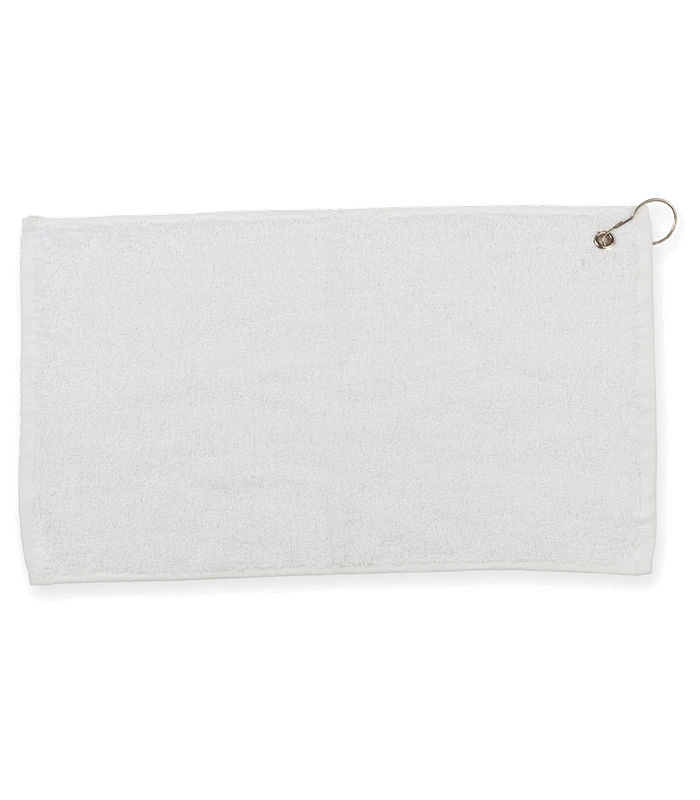 Towel City Towel City Luxury Golf Towel in WHI