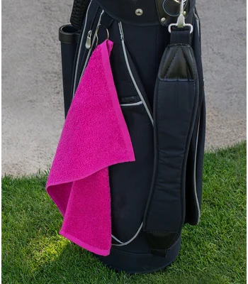 Towel City Towel City Luxury Golf Towel in BLK