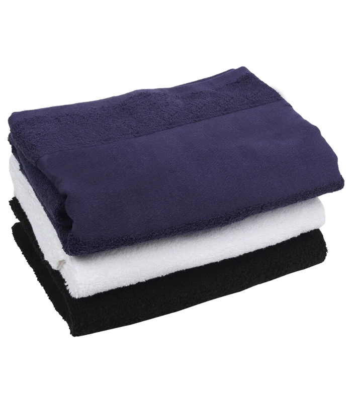 Towel City Towel City Printable Border Bath Towel in NAV
