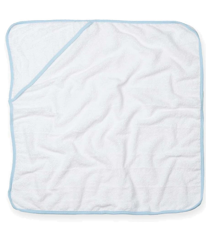 Towel City Towel City Babies Hooded Towel in WH/PI