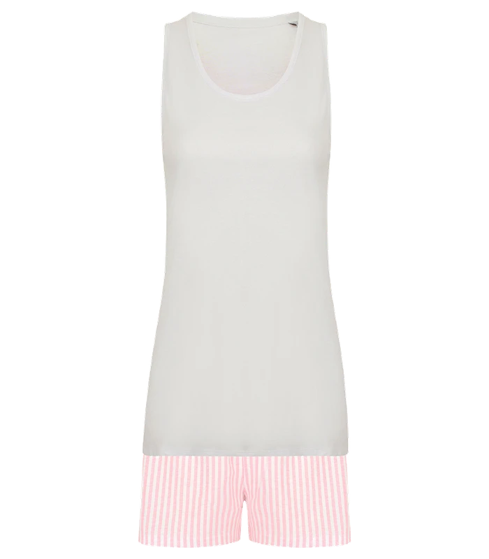Towel City Towel City Short PJ's in a Bag in WH/PI