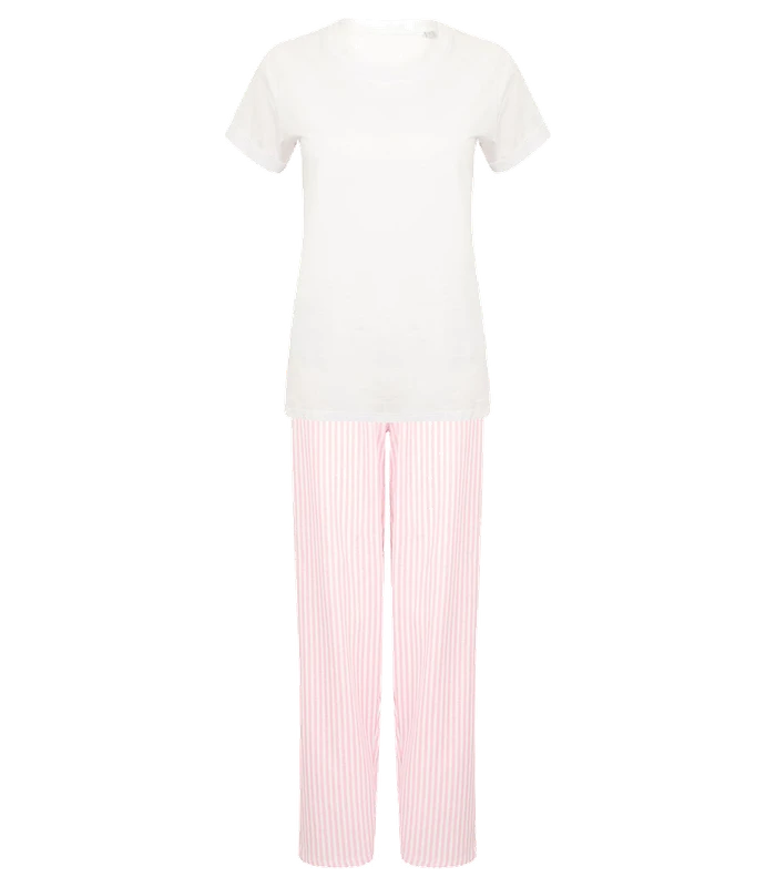 Towel City Towel City Long PJ's in a Bag in WH/PI