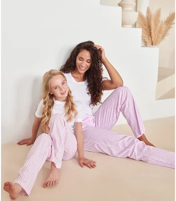 Towel City Towel City Long PJ's in a Bag in WH/PI