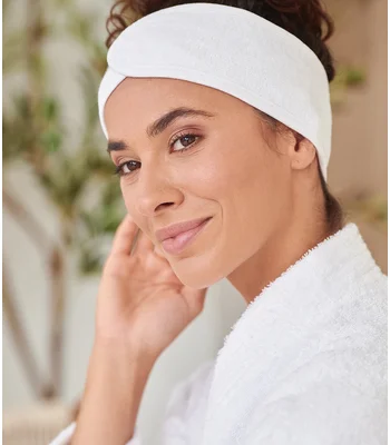 Towel City Towel City Beauty Hairband in WHI