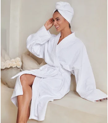 Towel City Towel City Hair Wrap in WHI