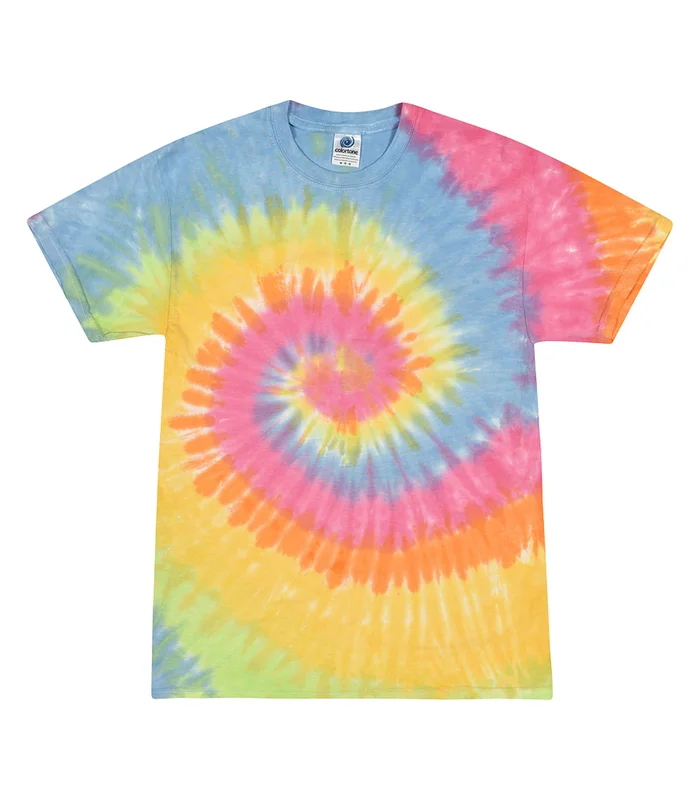 Colortone Colortone Kids tie-dye T in Eternity