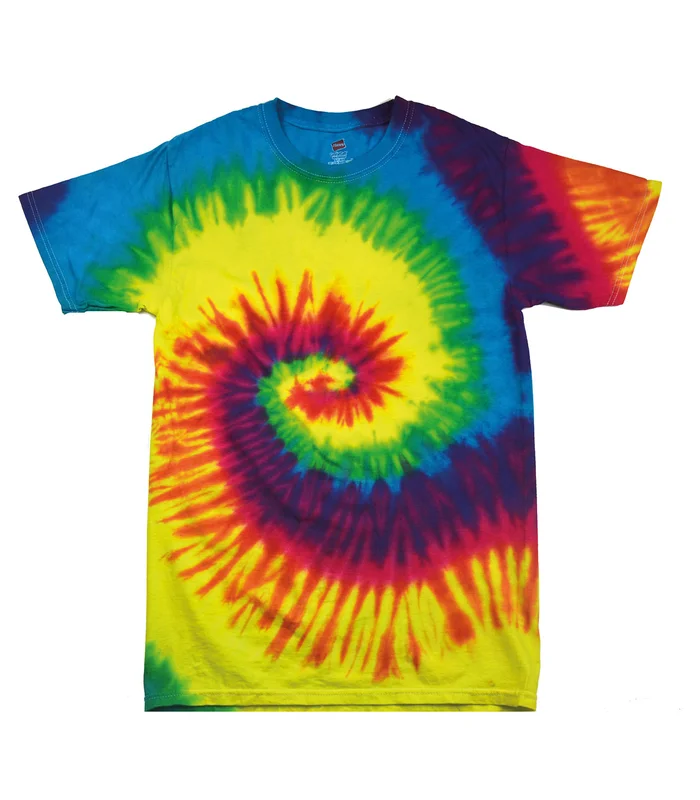 Colortone Colortone Kids tie-dye T in Rainbow