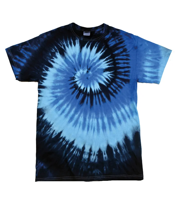 Colortone Colortone Tie-dye shirt in Blue Ocean
