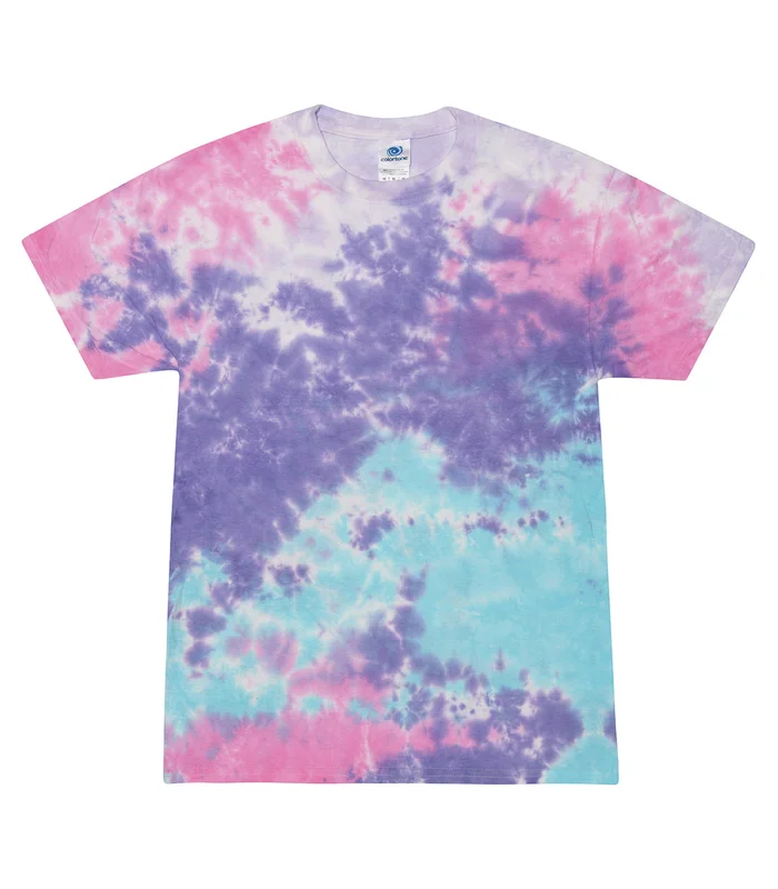 Colortone Colortone Tie-dye shirt in Cotton Candy