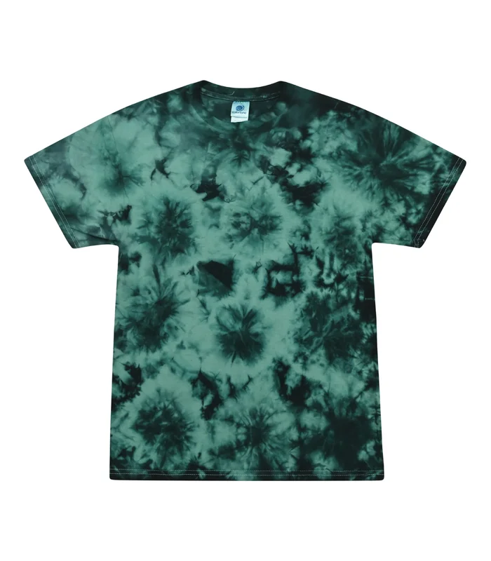 Colortone Colortone Tie-dye shirt in Crystal Jade