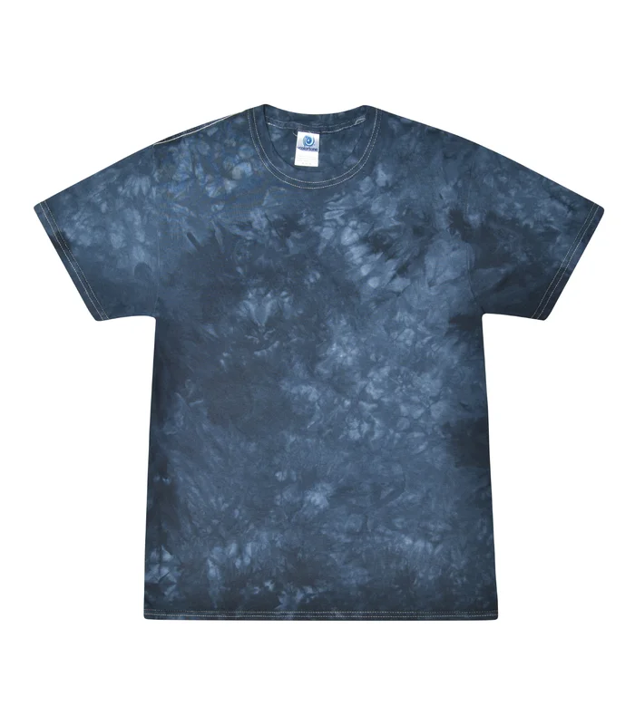 Colortone Colortone Tie-dye shirt in Crystal Navy