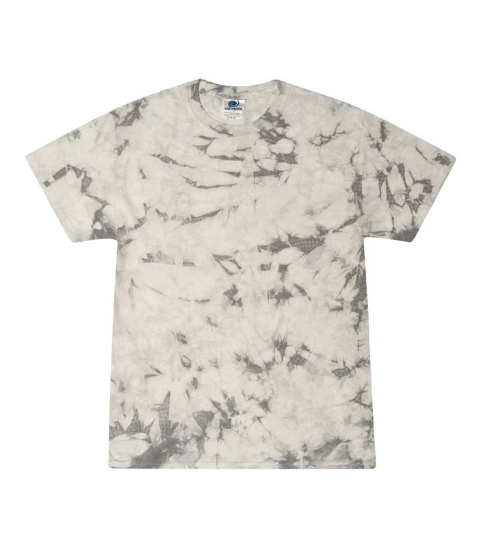 Colortone Colortone Tie-dye shirt in Crystal Silver