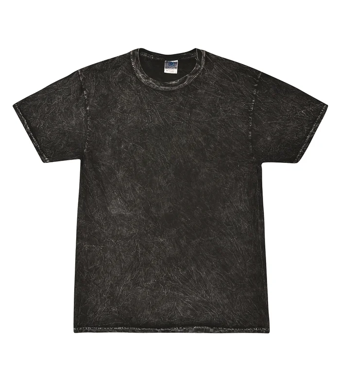 Colortone Colortone Tie-dye shirt in Mineral Black
