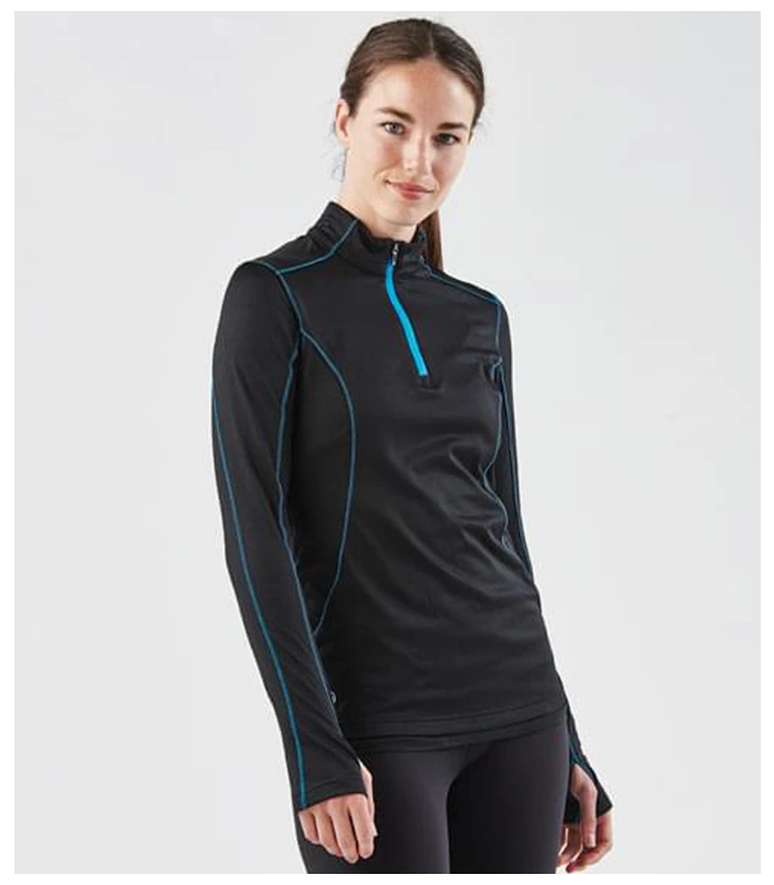 Stormtech Stormtech Ladies Pulse Fleece Pullover Zip Neck Top in B/CBO