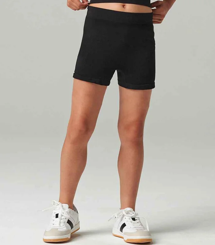 Tombo Tombo Kids Seamless Shorts in Black