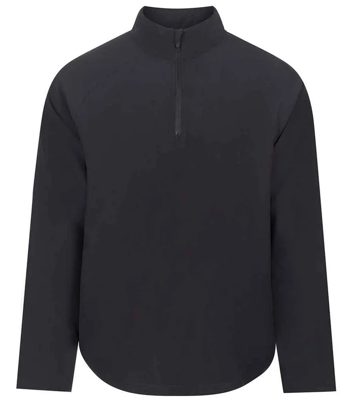 Tombo Tombo Technical 1/4 Zip Top in Black