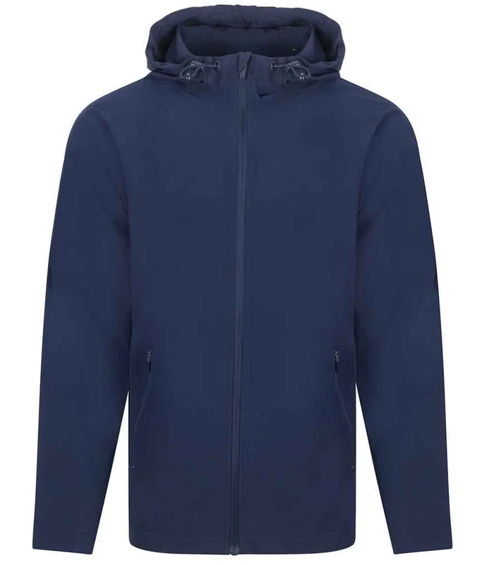 Tombo Tombo Unisex Technical Zip Through Hoodie in Navy