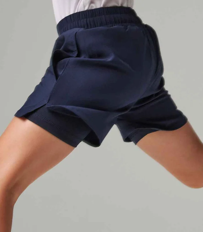 Tombo Tombo Kids Double Layer Sports Shorts in Navy