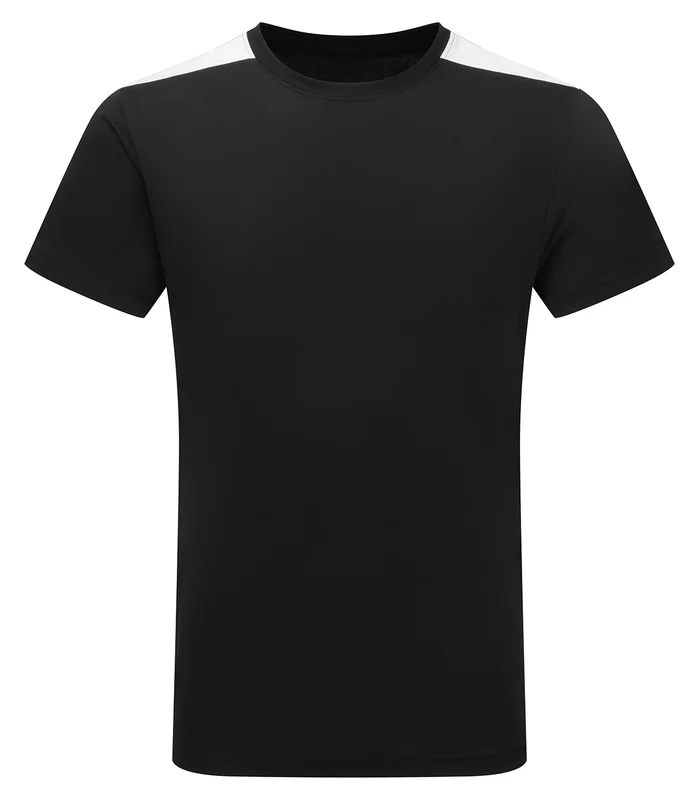 TriDri® TriDri® TriDri® Contrast performance t-shirt in Black/White