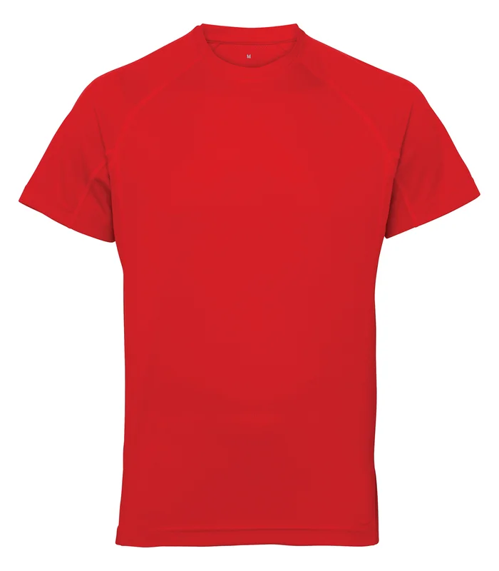 TriDri® TriDri® TriDri® panelled tech tee in Fire Red