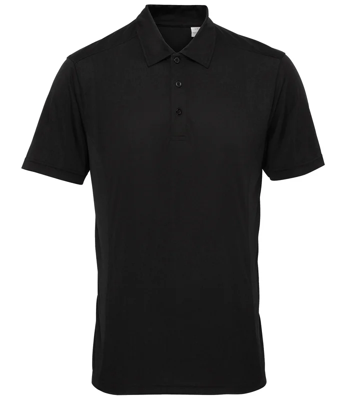 TriDri® TriDri® TriDri® panelled polo in Black*