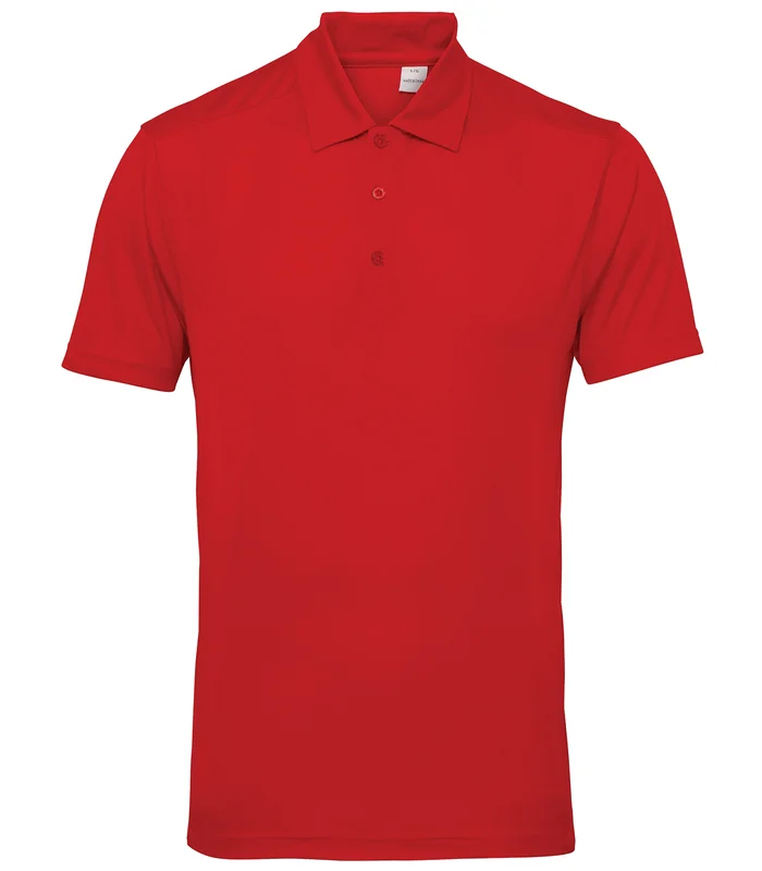 TriDri® TriDri® TriDri® panelled polo in Fire Red