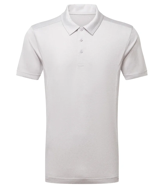 TriDri® TriDri® TriDri® panelled polo in Silver Melange