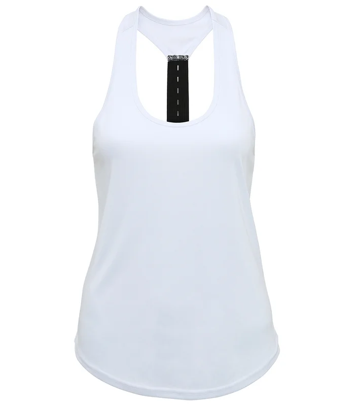 TriDri® TriDri® Women's TriDri® performance strap back vest in White