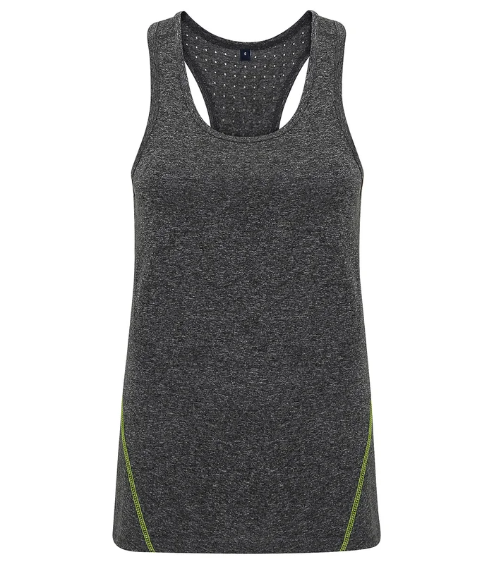 TriDri® TriDri® Women's TriDri® 'laser cut' vest in Black Melange