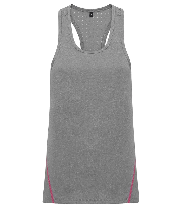 TriDri® TriDri® Women's TriDri® 'laser cut' vest in Silver Melange