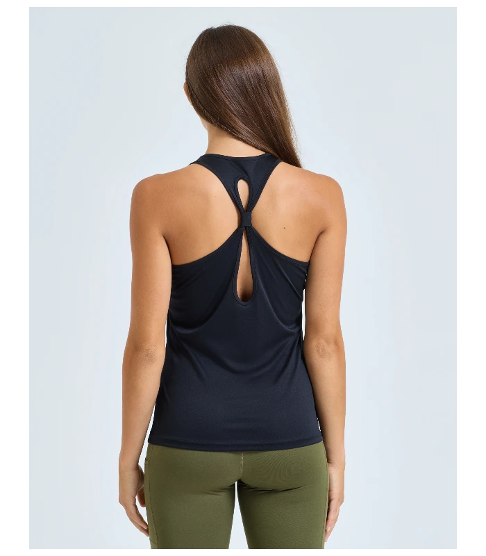 TriDri® TriDri® Women's TriDri® yoga knot vest in Black