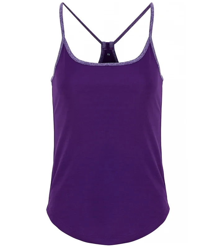 TriDri® TriDri® Women's TriDri® yoga vest in Bright Purple/Purple Melange