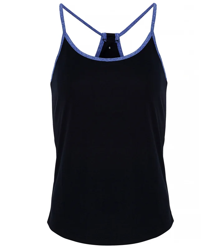 TriDri® TriDri® Women's TriDri® yoga vest in French Navy/Blue Melange