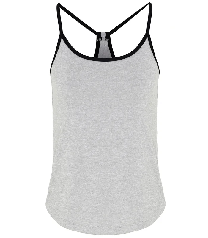 TriDri® TriDri® Women's TriDri® yoga vest in Silver Melange/Black