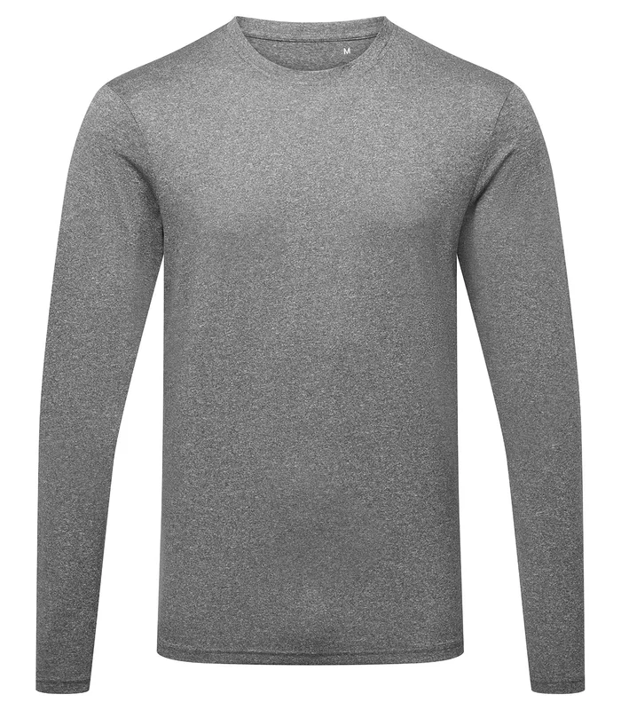 TriDri® TriDri® TriDri® long sleeve performance t-shirt in Black Melange