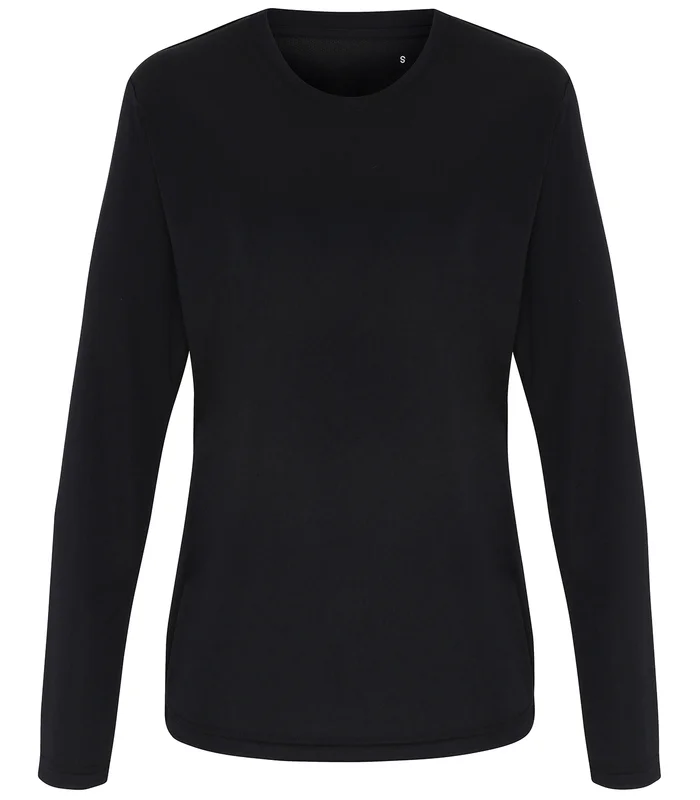 TriDri® TriDri® Women's TriDri® long sleeve performance t-shirt in Black