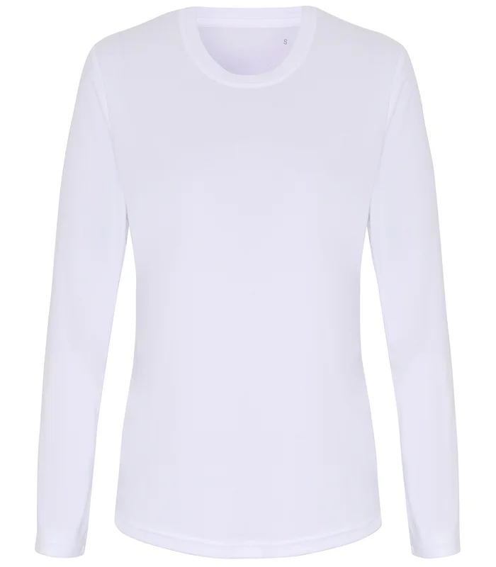 TriDri® TriDri® Women's TriDri® long sleeve performance t-shirt in White