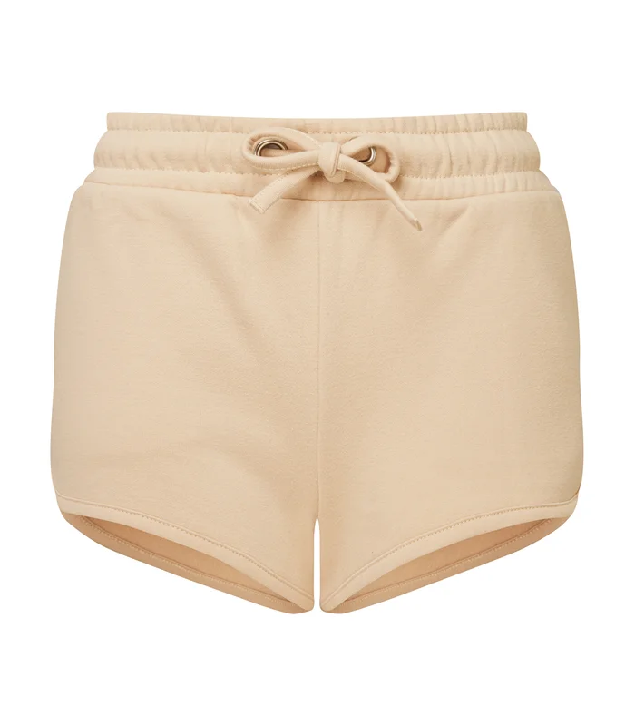 TriDri® TriDri® Womens TriDri® recycled retro jogger shorts in Nude