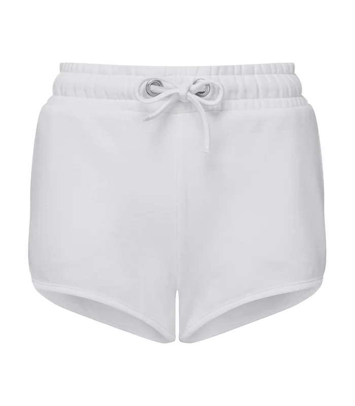 TriDri® TriDri® Womens TriDri® recycled retro jogger shorts in White