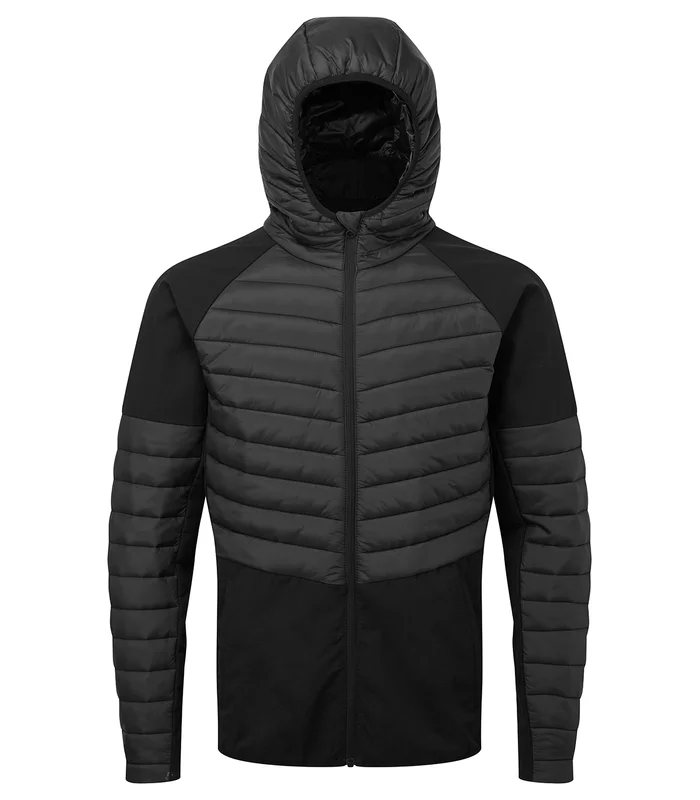 TriDri® TriDri® Men's TriDri® insulated hybrid jacket in Black
