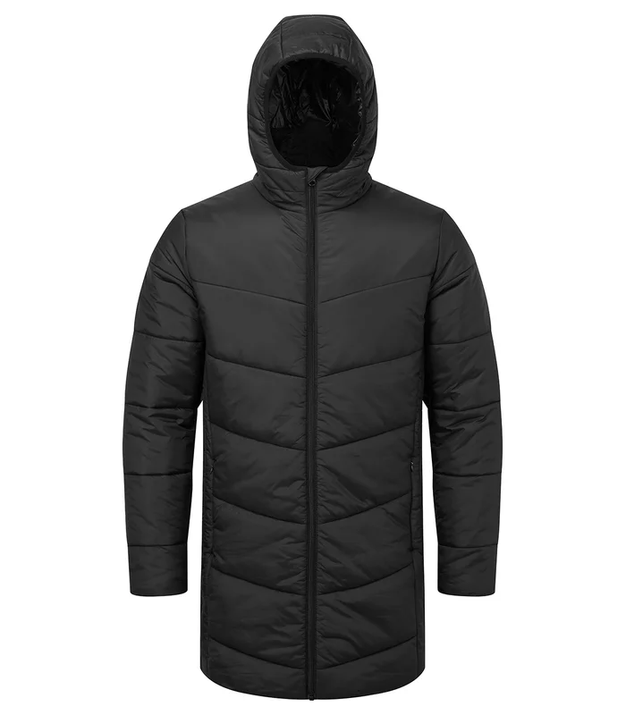 TriDri® TriDri® Men's TriDri® microlight longline jacket in Black