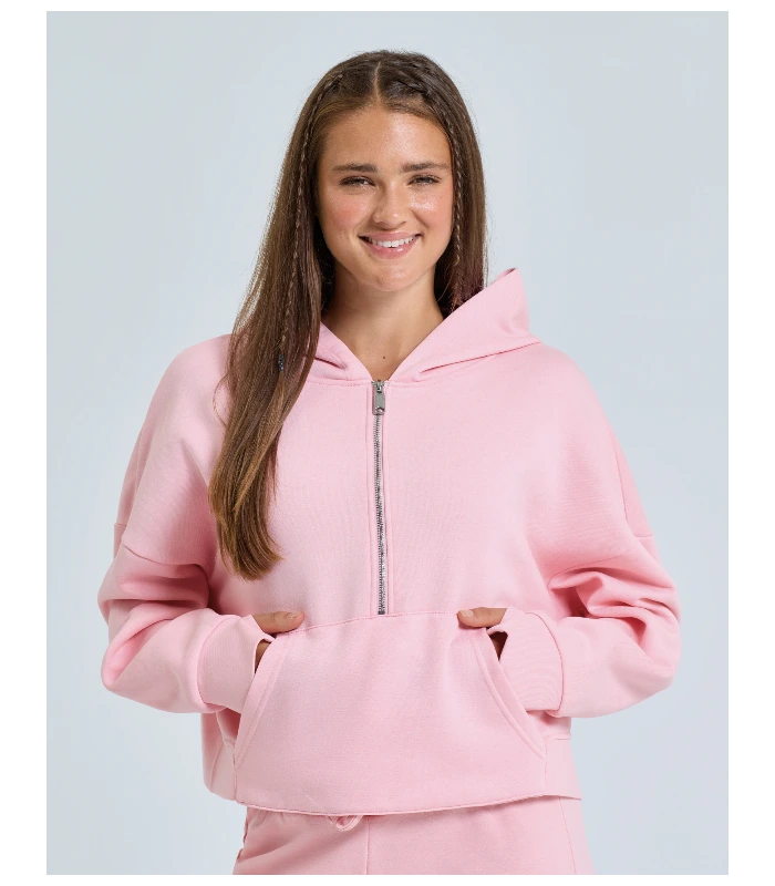 TriDri® TriDri® Women's TriDri® 1/2 zip hoodie in Black