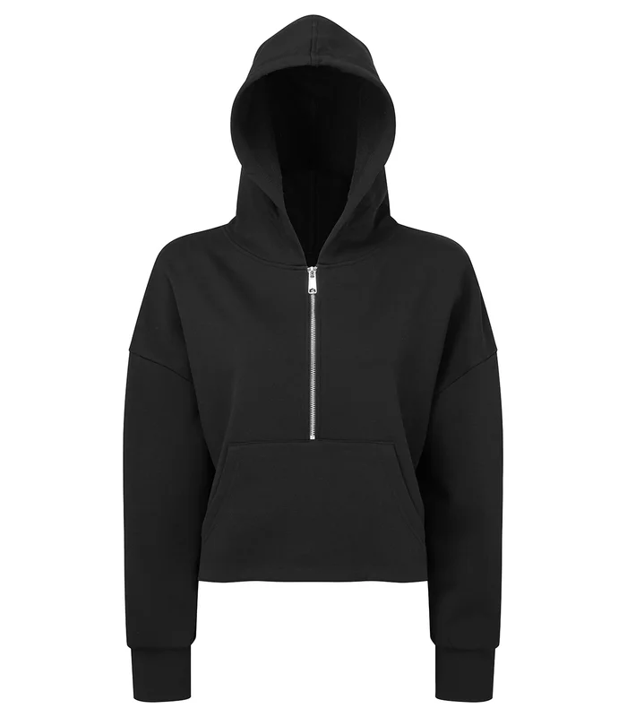 TriDri® TriDri® Women's TriDri® 1/2 zip hoodie in Black