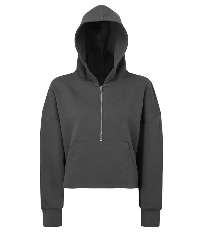 TriDri® TriDri® Women's TriDri® 1/2 zip hoodie in Charcoal