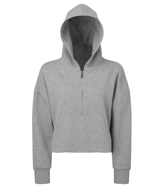 TriDri® TriDri® Women's TriDri® 1/2 zip hoodie in Heather Grey