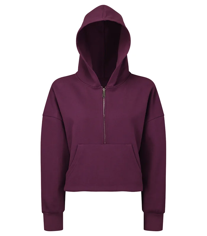 TriDri® TriDri® Women's TriDri® 1/2 zip hoodie in Mulberry