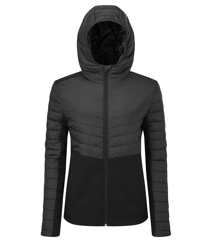 TriDri® TriDri® Women's TriDri® insulated hybrid jacket in Black