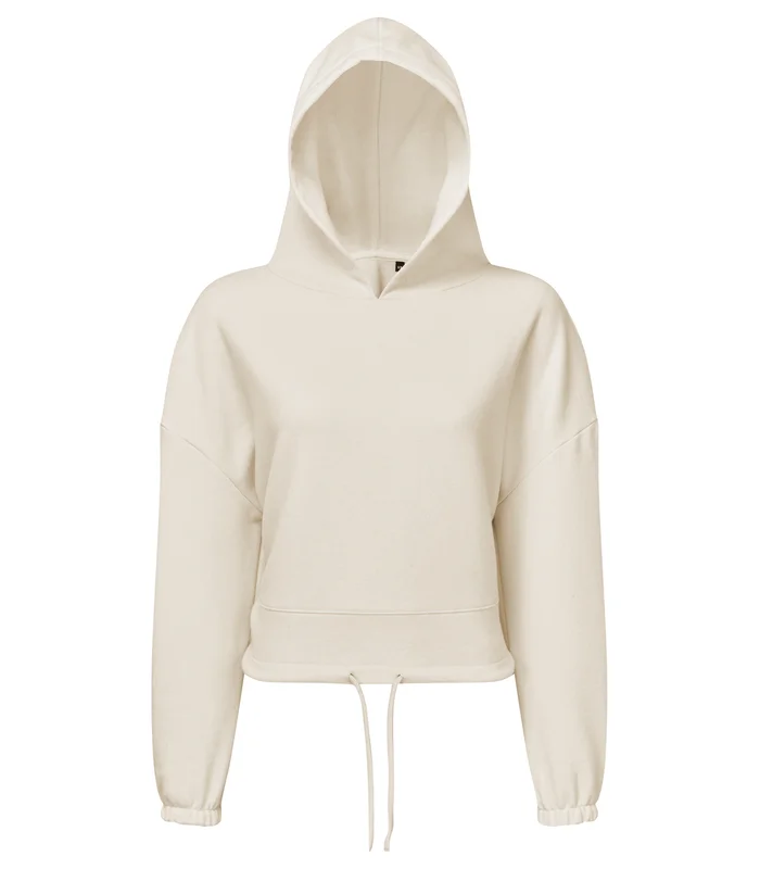 TriDri® TriDri® Women's TriDri® cropped oversize hoodie in Natural